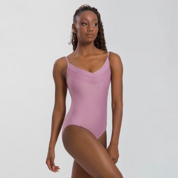 So Danca Mesh Back Camisole Leotard BY64 MED MAUVE