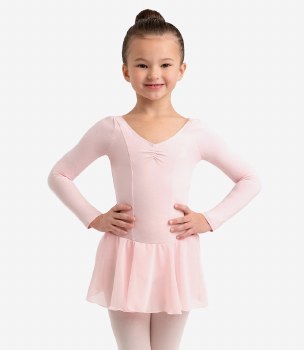 Capezio Long Sleeve Dress 11724C 8-10 PNK