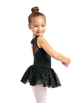 Capezio Keyhole Back Tutu Dress 11728C 2-4 BLK