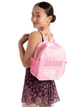 Capezio Faux Fur Dance Backpack B287 O/S PNK