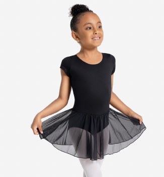 Capezio Short Sleeve Dress SE1037C T BLK