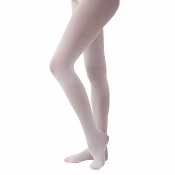 Body Wrappers Total Stretch Footed Tights C80 1-3 WHT