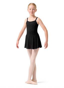 Bloch Cami Skirted Leotard CL0507 8-10 BLK