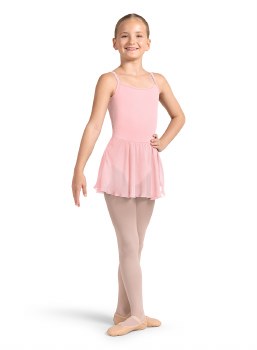 Bloch Embroidered Skirted Cami Leotard CL4217 4-6 CDP