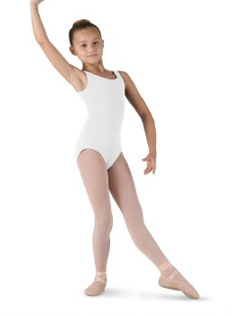Bloch Basic Tank Leotard CL5405 2-4 WHT