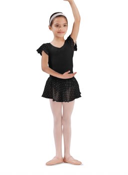 Bloch Sequin Skirt CR5161 BLK 6-7