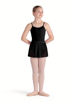 Bloch Mesh Pull On Skirt CR5221 4-6 BLK