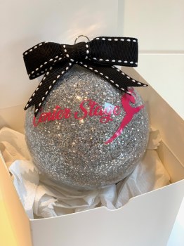 Centerstage Glitter Ornament CS ORNAM O/S SIL