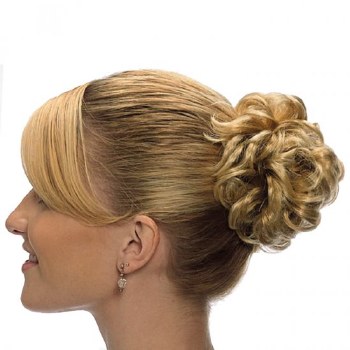 Dasha Curly Hair Scrunchie 4122A O/S LTBLD