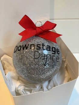 DSD Glitter Ornament DSD ORNAM O/S SIL
