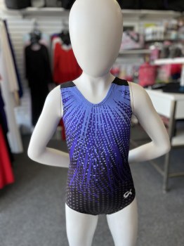 GK Elite Lavender Splash Workout Leotard E4637A MED 000