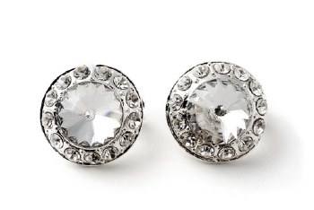 Go Girl 18mm Celestial Button Earrings EP12A-S O/S 000