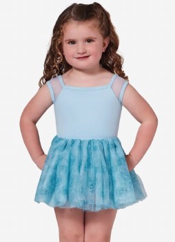 Capezio Rose Printed Mesh Dress F12433C 2-4 LBL