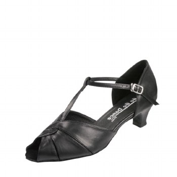 GoGo Dance T-Strap Ballroom Shoe 7050 BLK 8.5
