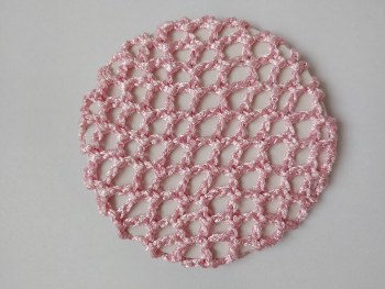 YoYo Active Crocheted Bun Cover H203 O/S PNK