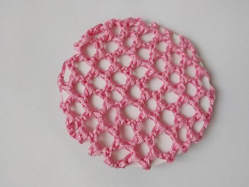 YoYo Active Crocheted Bun Cover H203 O/S ROSE