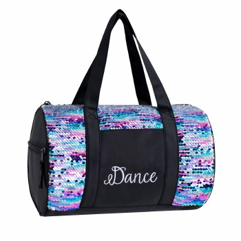 Horizon Stripped Sequins Duffel 4401 O/S BLK