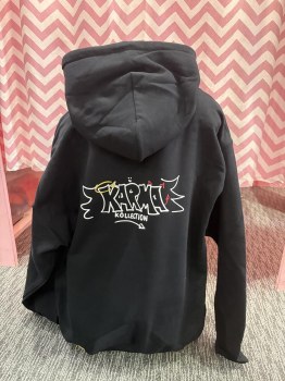 MAK Designs Karma Collection Hoodie KC18500A XSM BLK