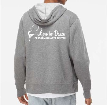 Zip Up Hooded Sweatshirt 90A-2 XSM GREY
