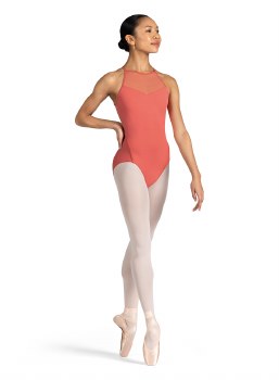 Bloch High Neck Open Back Leotard L3317 XSM PCH