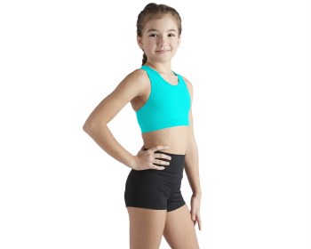 Covalent Activewear Racerback Bra Top 9100C 10-12 TURQ