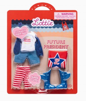 Lottie Dolls Future President Outfit LT176 O/S ALL