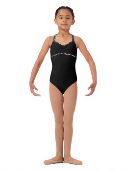 Mirella Chevron Rib Tank Leotard (M3107LM) - Stage Center