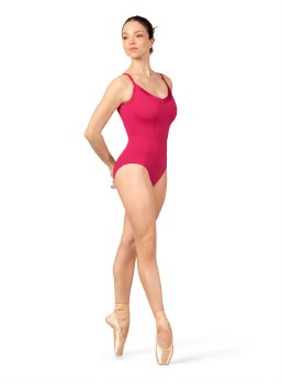 Mirella Shiny Mesh Cami Leotard M2195LM SM WTM