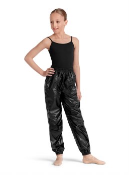 Mirella Metallic Ripstop Pants M80002C 8 BLK