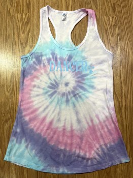 MAK Dancer Tie Dye Tank 3400A 899 XSM UNIC