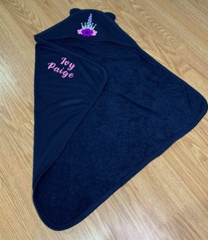 MAK Personalized Unicorn Hooded Towel 1013 O/S NAV