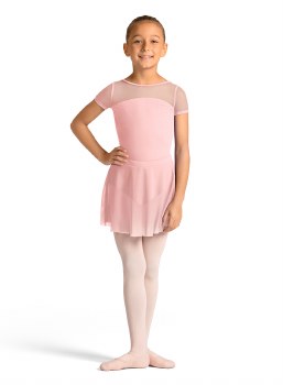 Mirella Mesh Pull On Skirt MS10004C 4-6 PNK
