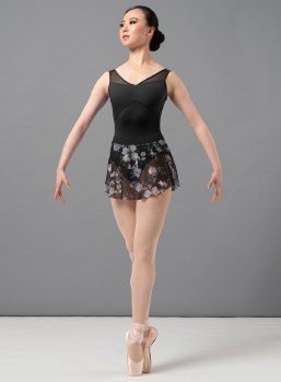 Mirella Chevron Rib Tank Leotard (M3107LM) - Stage Center