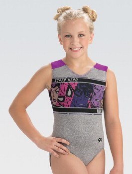 GK Elite Superhero Gymnastics Leotard MV039A XS 000