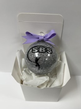 SBS Glitter Ornament ORNAMENT O/S SIL
