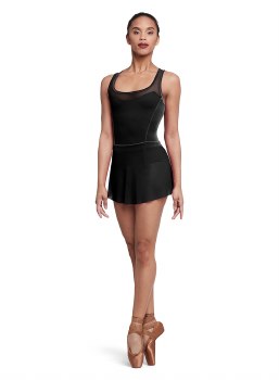 Bloch Mesh Pull On Skirt R5201 XSM BLK