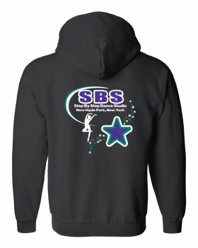 Zip Up Hoodie 18600A-3 SM BLK