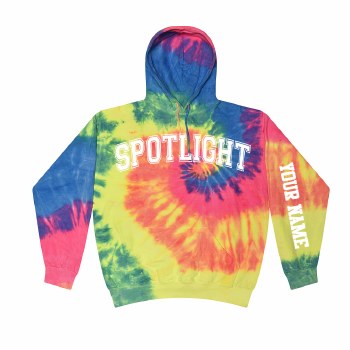 Tie Dye Hoodie 8777C-3 2-4 NEON