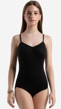 Capezio Pinch Front Cami Leotard SE2008W XSM BLK