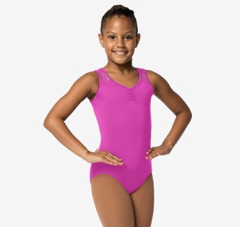 So Danca Mesh Back Tank Leotard SL136 8-10 DKPNK