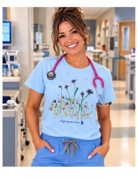 Hope Lives Here T-Shirt PS HOPE26 8000A SM LBL