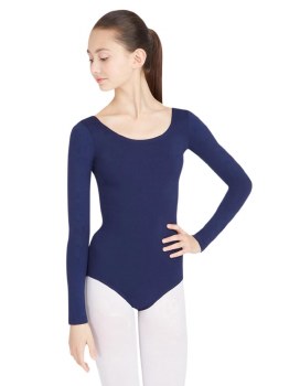 Capezio Long Sleeve Leotard TB135 X-LG NAV