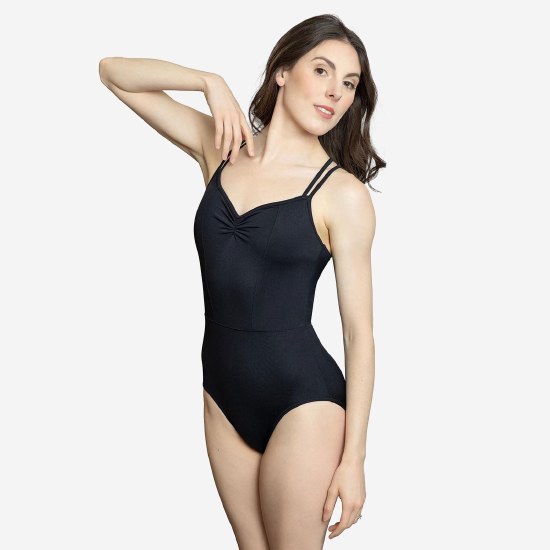 So Danca Keyhole Back Cami Leotard TP177 LG BLK