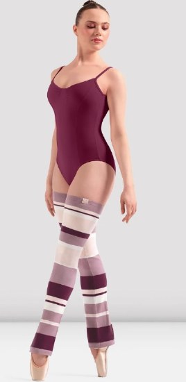Bloch Striped Legwarmers W11007 O/S DPK