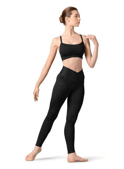 Bloch Weave Detail Cami Crop Z8457 XSM BLK