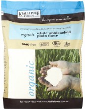 Organic Unbleached Plain Flour 1kg Organic Unbleached Plain Flour 1kg