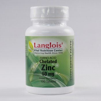 Chelated Zinc 50mg 100 Tablets