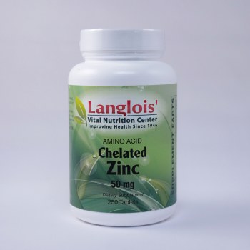 Chelated Zinc 50mg 250 Tablets