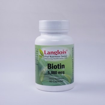 Biotin 5,000mcg 60 Capsules