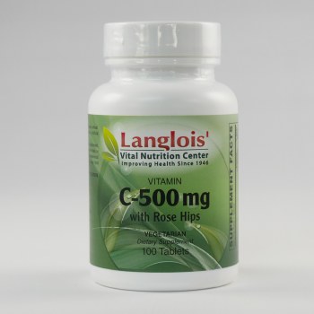 Vitamin C-500mg with Rose Hips 100 Tablets